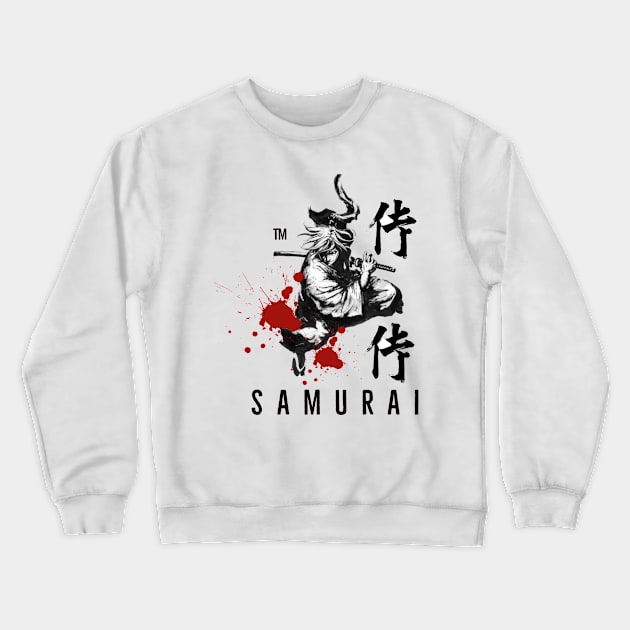 Ronin revenge Crewneck Sweatshirt by Kanjiworldwide